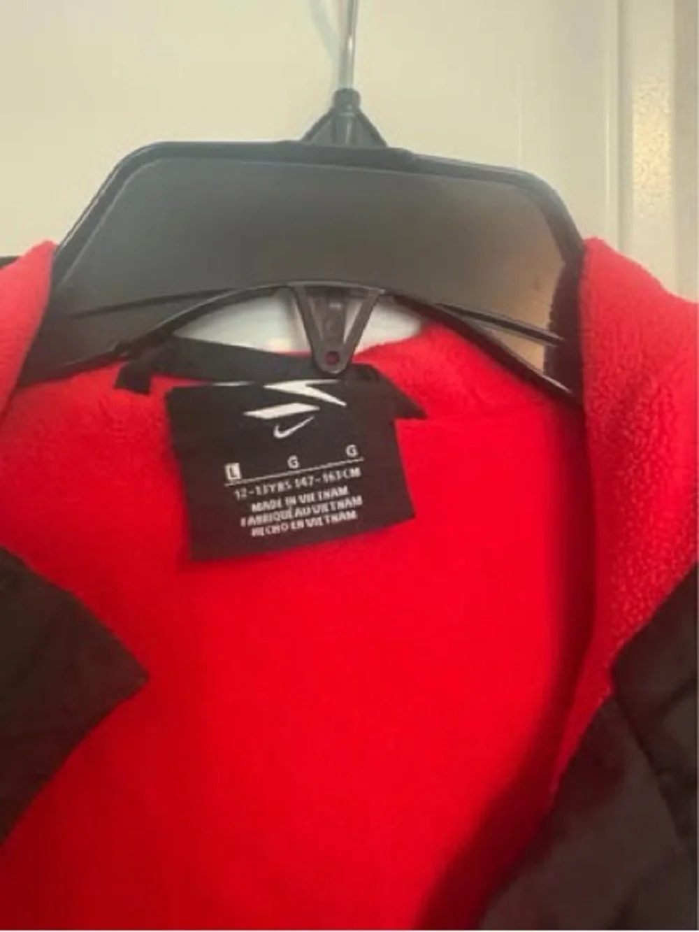 3 boys Nike Black Windbreaker Jacket sweatshirt black size L/XL